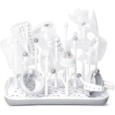 Termichy Baby Bottle Drying Rack with Tray front view, keeps bottles and teats neatly organized.