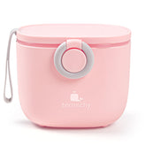 Termichy baby formula dispenser pink front view, portable feeding on the go