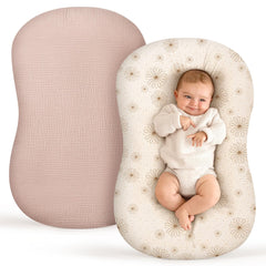 Termichy baby lounger covers muslin soft-breathable fabric for gentle skin comfort.