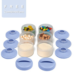 Termichy on-the-go formula container fits neatly in a diaper bag.