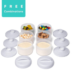 Termichy portable formula dispenser at night feeding makes bottle prep simple.