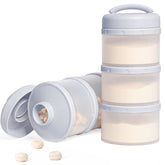 Termichy stackable dispenser compartments open for easy loading on the go.