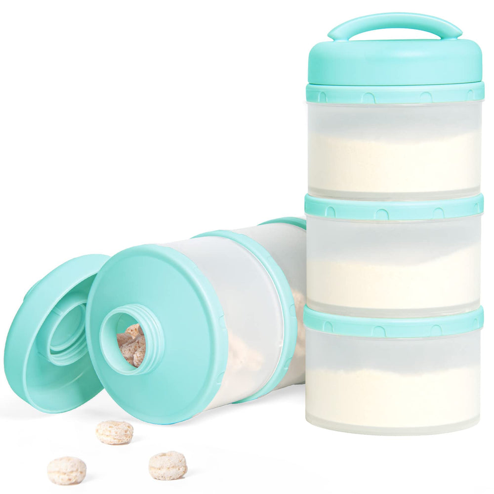 Termichy stackable dispenser mint compartment highlighting independent spouts for precise, mess-free dosing.