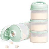 Termichy stackable formula dispenser compartments enable easy portion control for calmer feeding.