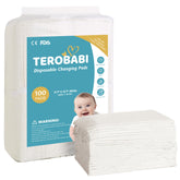 TEROBABI disposable changing pad 7-layer design protects surfaces during diaper changes.
