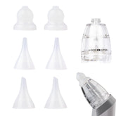 TERPINK nasal aspirator suction chamber demonstrates clean containment for easy cleanup.