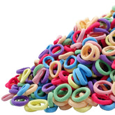 Tesvyns 300pcs baby hair ties packaging showing ready-to-gift set