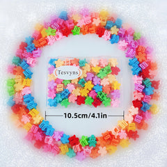 Tesvyns toddler hair clips keep bangs away during playtime.