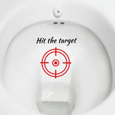 TESWEY toilet target stickers with red bullseye help kids aim better during potty training.