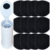 TeurWone 12-pack odor filter refills for Ubbi Pail odor-absorbing power