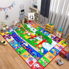 teytoy Baby Cotton Play Mat folded storage demonstrates easy storage and portability.