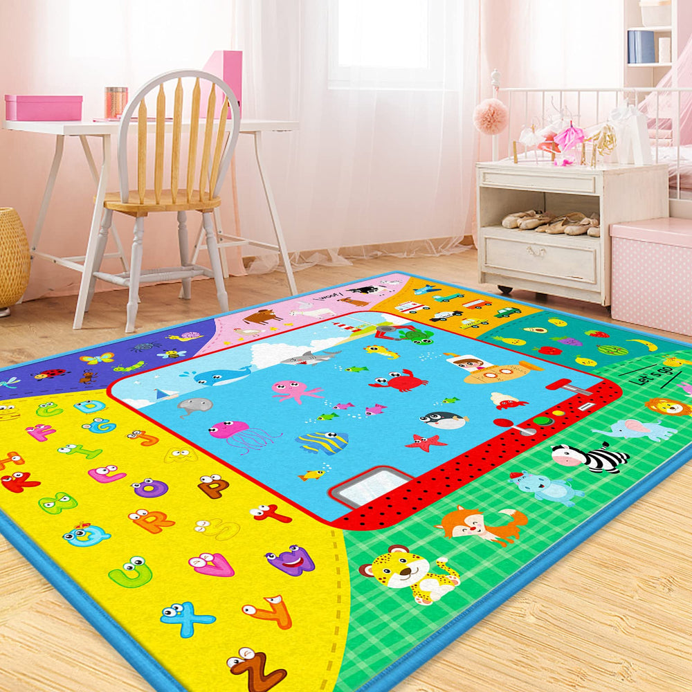 Teytoy X Large Baby Crawling Mat wide shot showing ample play space for crawling.