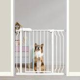Thasamm Auto Close Baby Gate with wide opening for easy one-handed passage