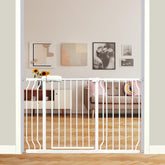 Thasamm extra wide baby gate wide width for easy passage and family safety.