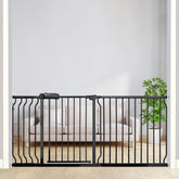 Thasamm extra wide gate expanded to 66.9-71.6 inches for large openings and spaces