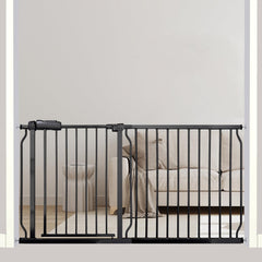 Thasamm extra wide gate extensions illustrate flexible width for stairs and doorways safety