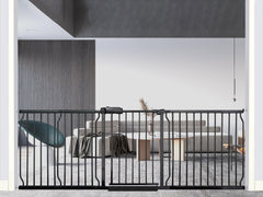 Thasamm heavy-duty gate extensions-wide for wider openings.