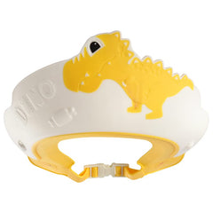 Thcbme baby shower cap shield dinosaur yellow protects ears during baths