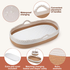 The Baby Wey Moses basket waterproof covers, easy to wash and reuse