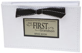 The Grandparent Gift Co. brag book cover in faux suede offers an elegant keepsake for new grandparents.
