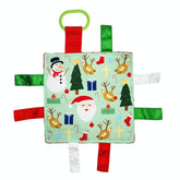 The Learning Lovey Baby Jack Co first christmas crinkle toy offers engaging sensory play for babies