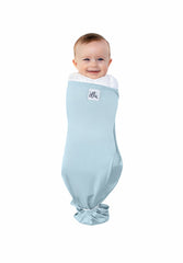 The Ollie Swaddle arms-out mode enables easy positioning.