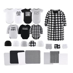 The Peanutshell baby layette monochrome bodysuits for easy everyday wear