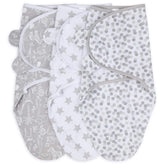 The Peanutshell swaddle blanket safari-animals design promoting cozy baby swaddling