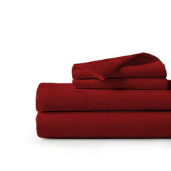 The Sky Bedding luxury Egyptian cotton fabric closeup shows smooth, breathable texture.