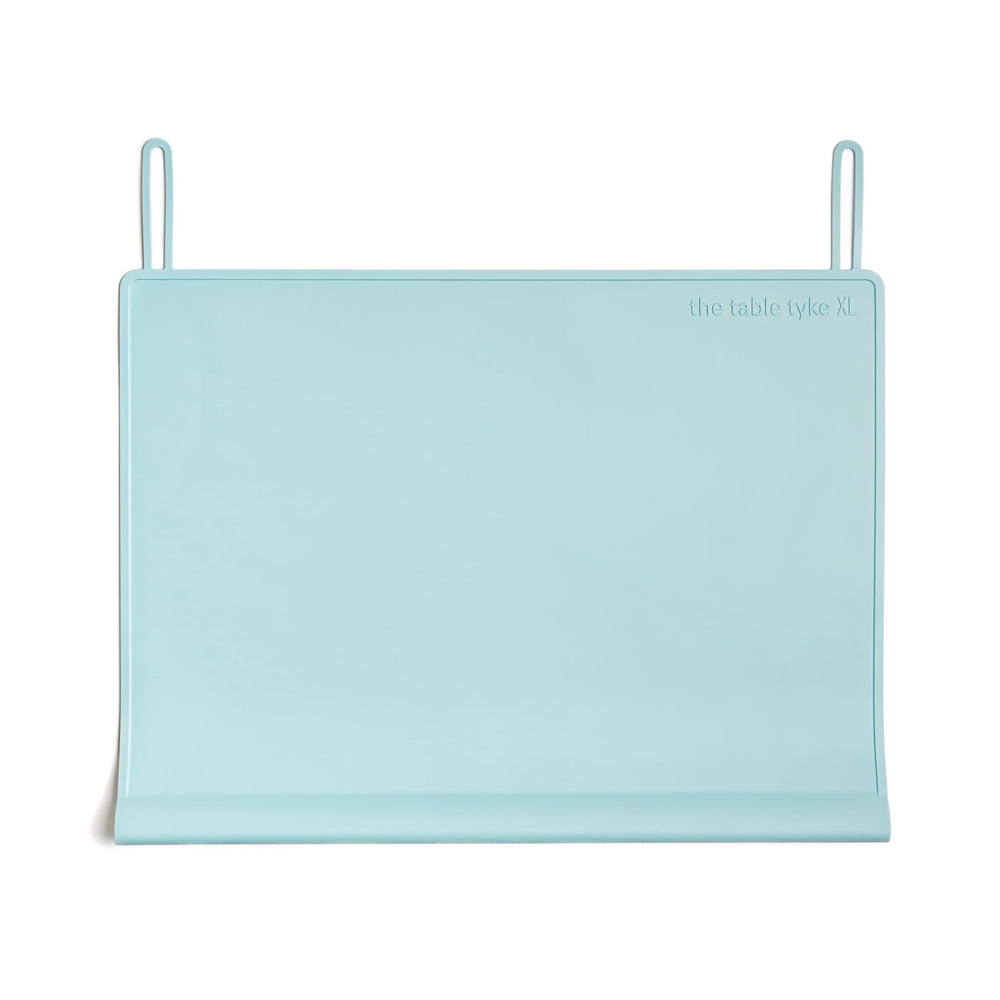 The Table Tyke placemat XL front view shows a spacious, spill-contained eating surface.