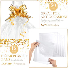 Thenshop plastic bags keep wrapped gifts neat and protected