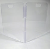 Therafin Pet Barrier two panel gate provides unobstructed view while restricting pet access