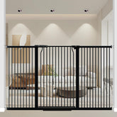 THEYFIRST 40.55-inch gate height closeup shows tall safety for kids and pets.