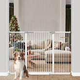 THEYFIRST 41-inch extra-tall gate for doorway, durable barrier.