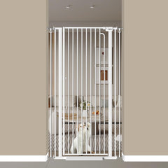 THEYFIRST 57-inch gate tall frame provides a secure barrier for taller cats.