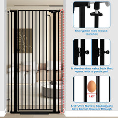 THEYFIRST pressure-mounted install demonstrates tool-free, renter-friendly setup for quick pet barriers.