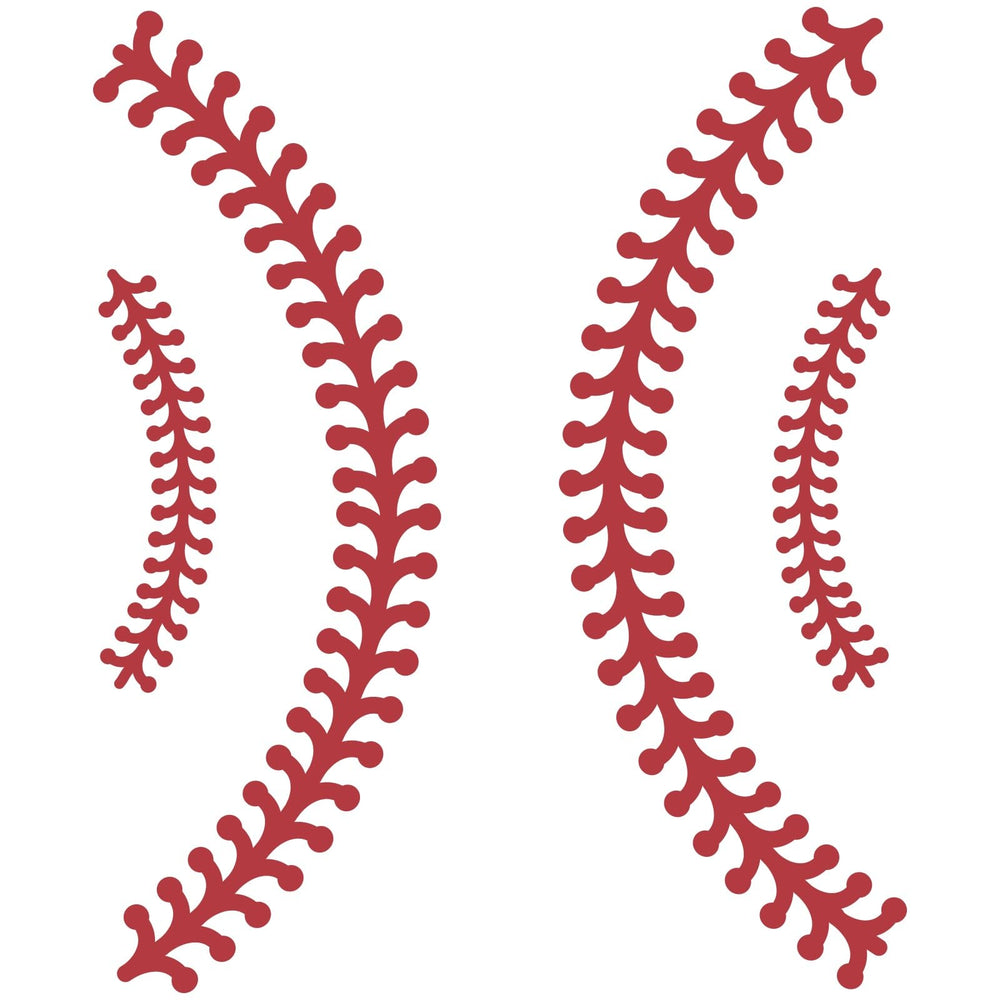 THEYGE baseball stitches wall decal on ceiling creates bold sports-themed ceiling decor