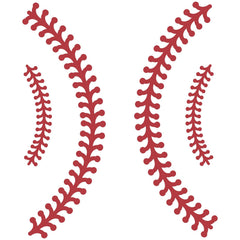 THEYGE baseball stitches wall decal on ceiling creates bold sports-themed ceiling decor