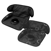 THINK GOOD TOTS Black Piddle Pad top view protects car seats from leaks during potty training.