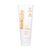Thinkbaby Aloe Vera After Sun Gel bottle pour provides cooling relief after a sunny day.