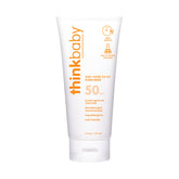 Thinkbaby SPF50+ sunscreen jar cap provides reliable protection for baby's delicate skin