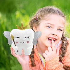 Thootyriaf Tooth Fairy Pillow crystal velvet material feels soft and durable