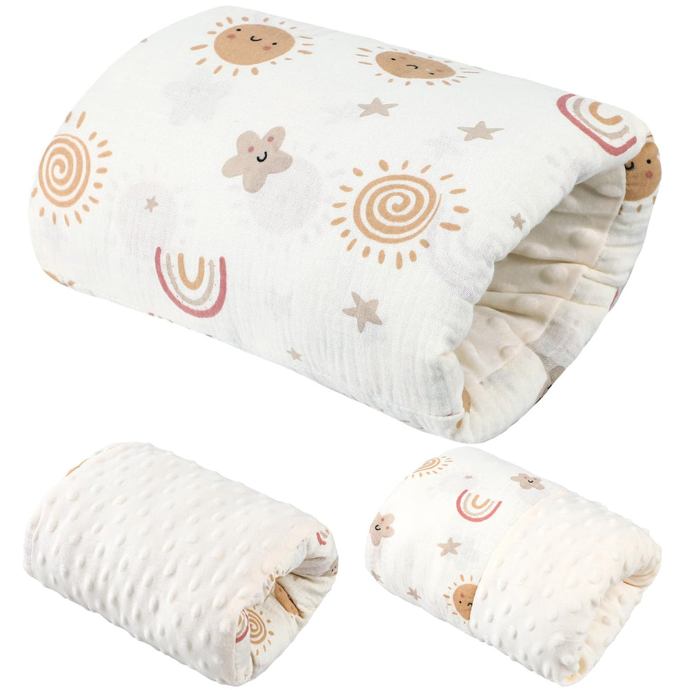 Threehoney Baby Feeding Arm Pillow front view shows cozy cradle support for feeding