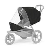 Thule Urban Glide 3 rain cover front view keeps child dry and protected.