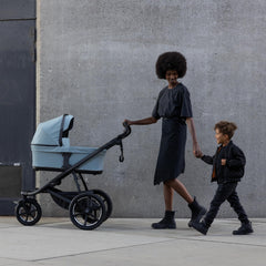 Thule Urban Glide 3 seat recline adjustment demonstrates customizable comfort for naps.