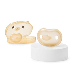 Thyseed ultra-thin light design pacifier for 0-6 month babies provides gentle soothing