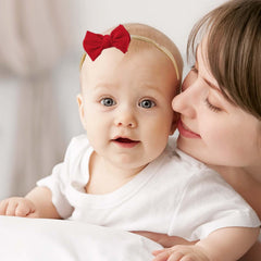 Tianhoudeger headbands double-layer bows add cute volume.