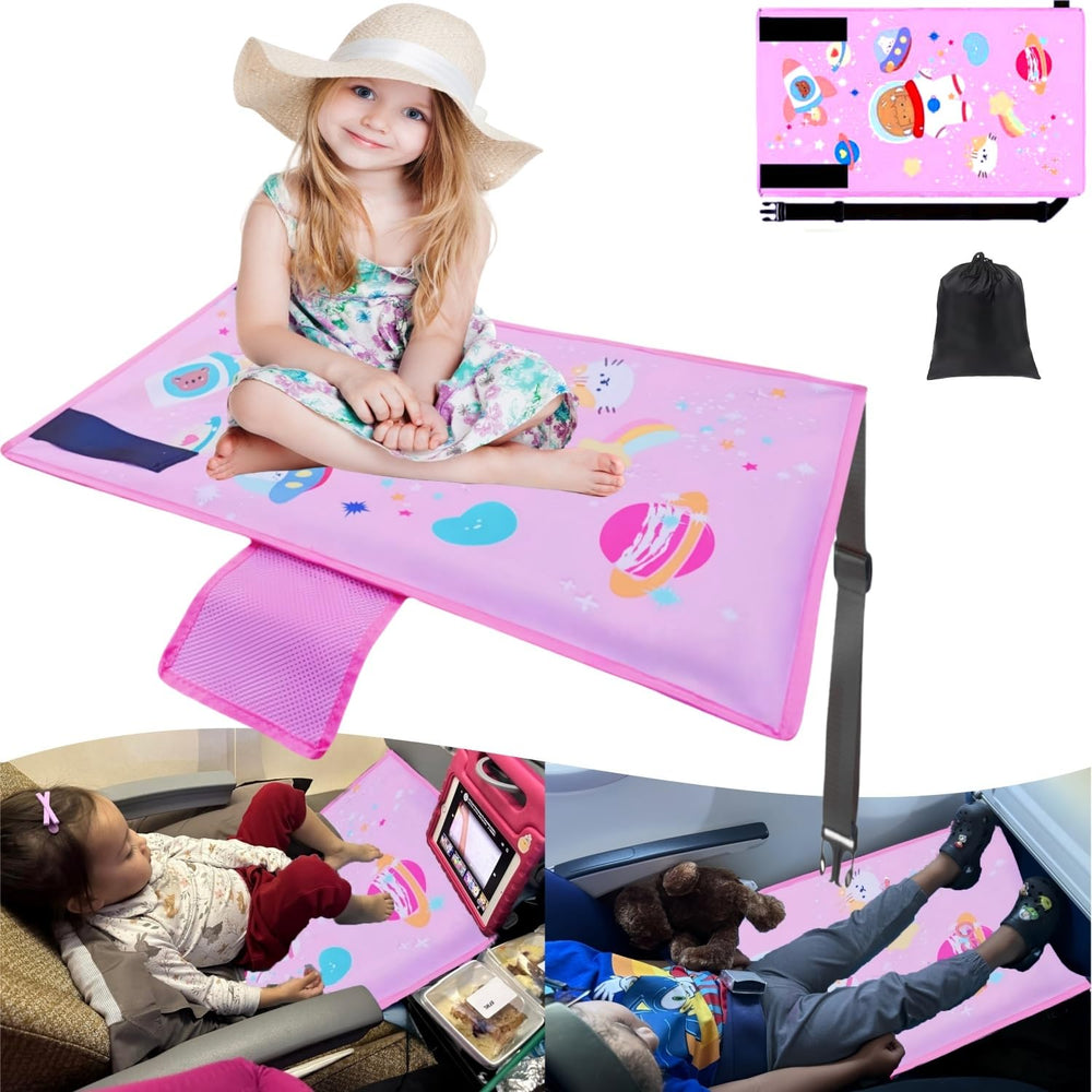 TianXiuShan Rdttlv toddler airplane bed in pink offers cozy travel sleep.