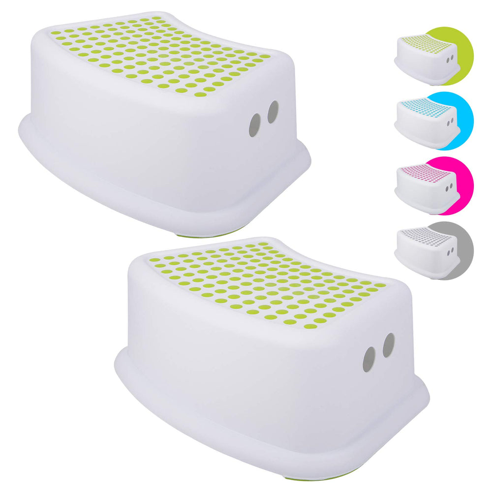 Tiawudi Step Stool dual-pack front view for independent toddlers.