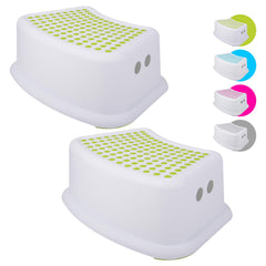 Tiawudi Step Stool dual-pack front view for independent toddlers.